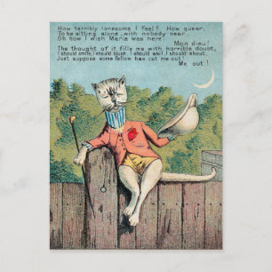 Dr Morse Cat Trade Card #2 (av 4) Vykort