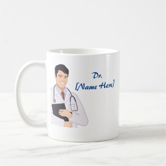 Dr Namn Anpassningsbar Best Doktor Gift Coffee Mug Kaffemugg