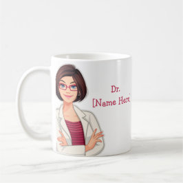 Dr Namn Anpassningsbar Best Doktor Gift Coffee Mug Kaffemugg