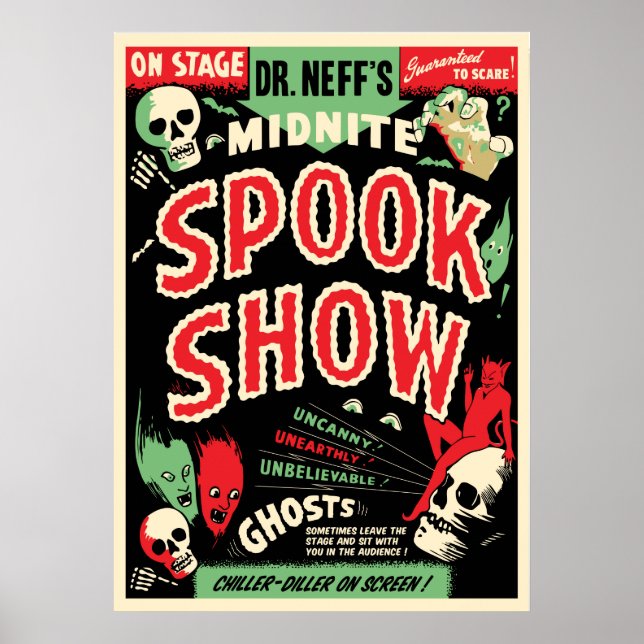 Dr Neff's Midnite Spook Show Poster (Framsidan)
