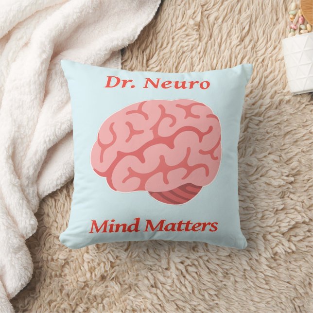 Dr. Neuro Tankar på hjärnan Kudde (Filt)