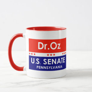 Dr Oz US Senate Pennsylvania Mugg