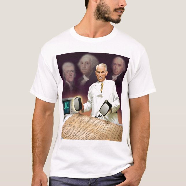 Dr.Paul upplivar konstitutionen T-shirt (Framsida)