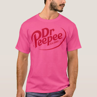 Dr Peepee Shirt Funny Logotyp Parodies T