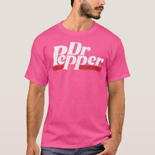 Dr Pepper Classic Distress Logotyp T Shirt
