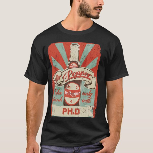 dr pepper phd t shirt (Framsida)