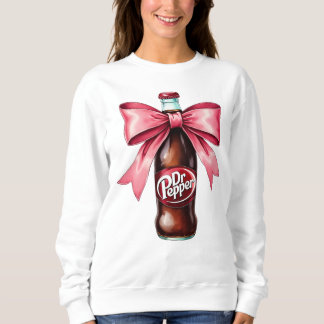 Dr Pepper Rosa Bow Coquette Sweatshirt T Shirt