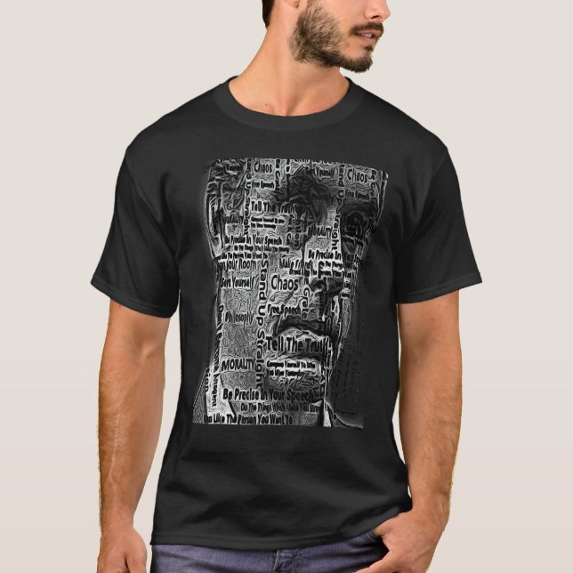 Dr Peterson T-Shirt-Ord Shirt Gift Idea T (Framsida)