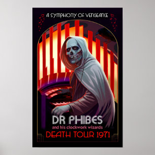 Dr. Phibes Symphony of Vengeance Affisch – Rock Ar