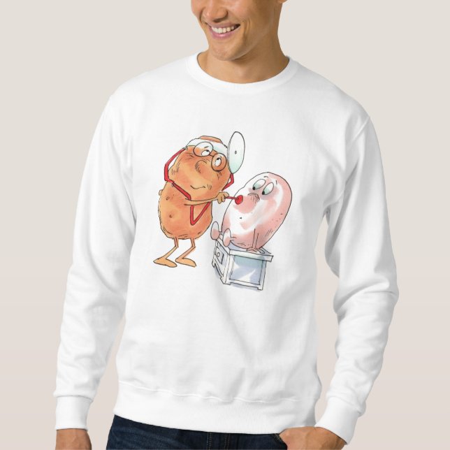 Dr Potatis Hoodie Sweatshirt (Framsida)