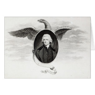 Dr Priestley, illustration från filosofer Hälsningskort