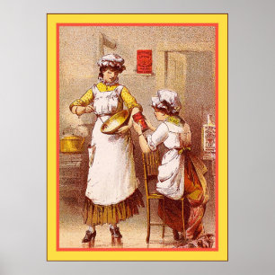 Dr Pris's Cream Baking Powder ~ 1880-1900 Poster