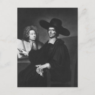 Dr Richard Busby graved av James Masson Vykort