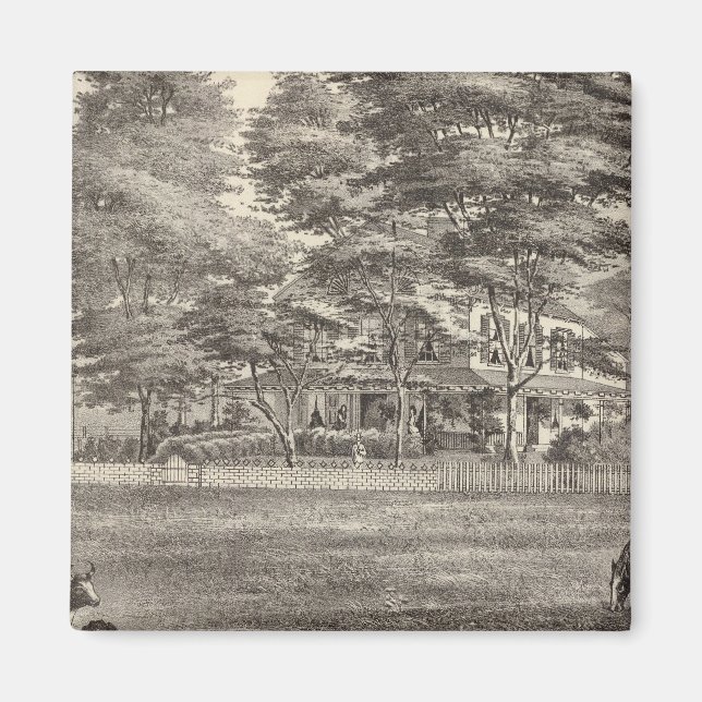 Dr Robert Lairds hemvist, Squan, NJ Magnet (Framsidan)