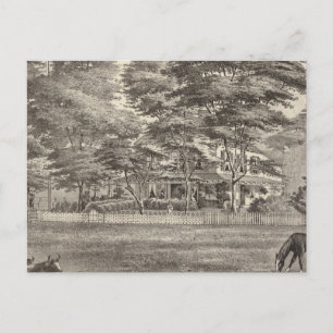 Dr Robert Lairds hemvist, Squan, NJ Vykort