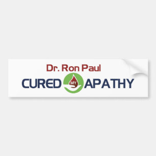 Dr. Ron Paul kurerade min apati Bildekal