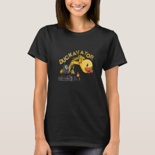 Dr. Rubber Anka Excavator Construction Site Worker T Shirt