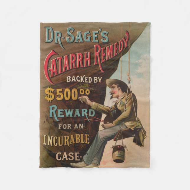 Dr Sages Catarrh Remedy Fleecefilt (Framsidan)