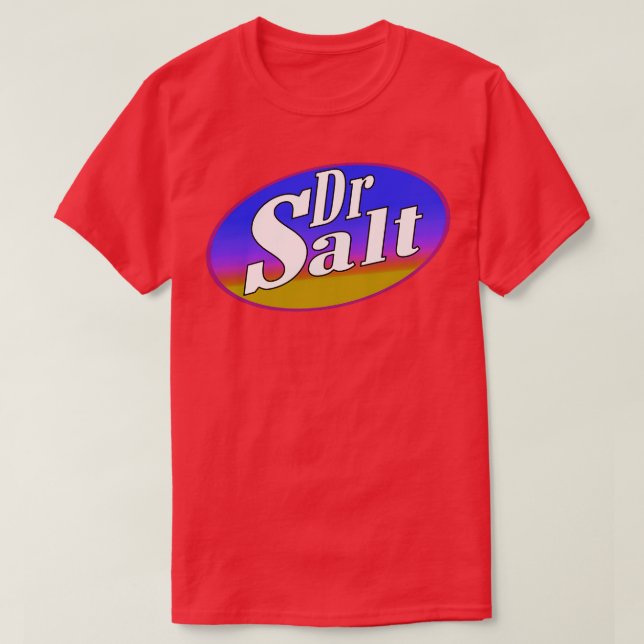 Dr Salt Soda Logotyp T Shirt (Design framsida)