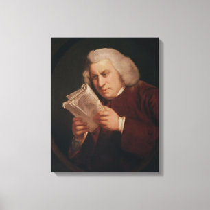 Dr. Samuel Johnson 1775 Canvastryck