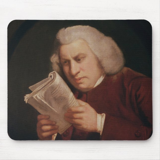 Dr. Samuel Johnson 1775 Musmatta (Framsidan)