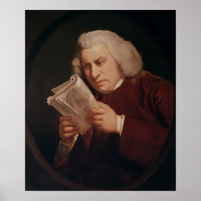 Dr Samuel Johnson 1775 Poster (Framsidan)