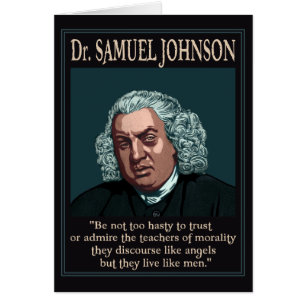Dr. Samuel Johnson Hälsningskort