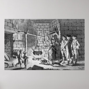 Dr Samuel Johnson introduktion till ett högland Poster