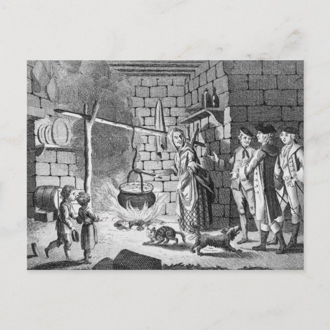 Dr Samuel Johnson introduktion till ett högland Vykort (Framsida)