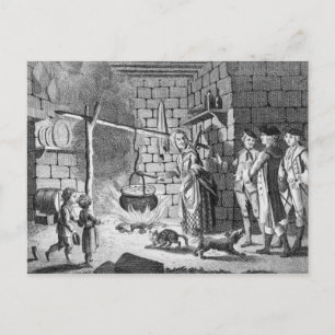 Dr Samuel Johnson introduktion till ett högland Vykort