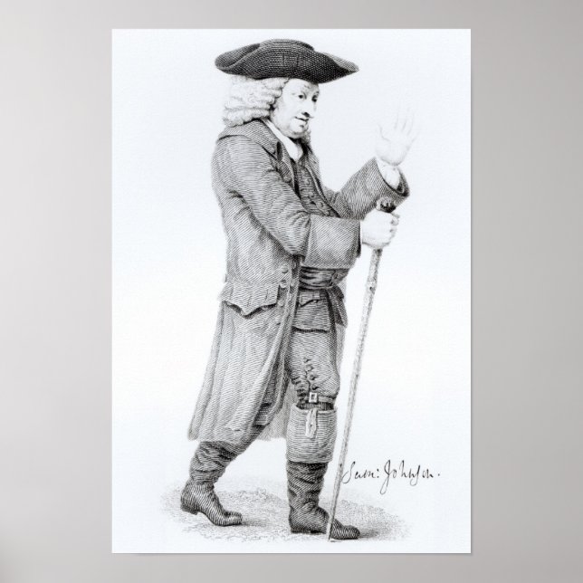 Dr Samuel Johnson Poster (Framsidan)
