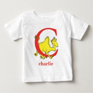 Dr. Seuss ABC: Bokstav C - Röd Lägg till ditt na T-shirt