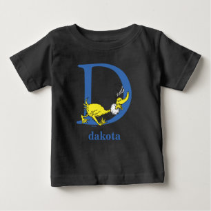 Dr. Seuss ABC: Bokstav D - Blå Lägg till ditt na T-shirt