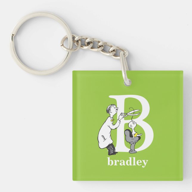 Dr Seuss ABC: Brev B - White | Lägg till ditt namn (Framsidan)