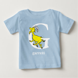 Dr Seuss ABC: Brev G - vit Lägg till ditt namn T Shirt