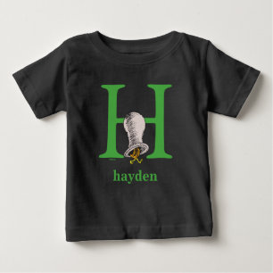 Dr Seuss ABC: BREV H - GRÖNT Lägg till ditt namn Tee Shirt