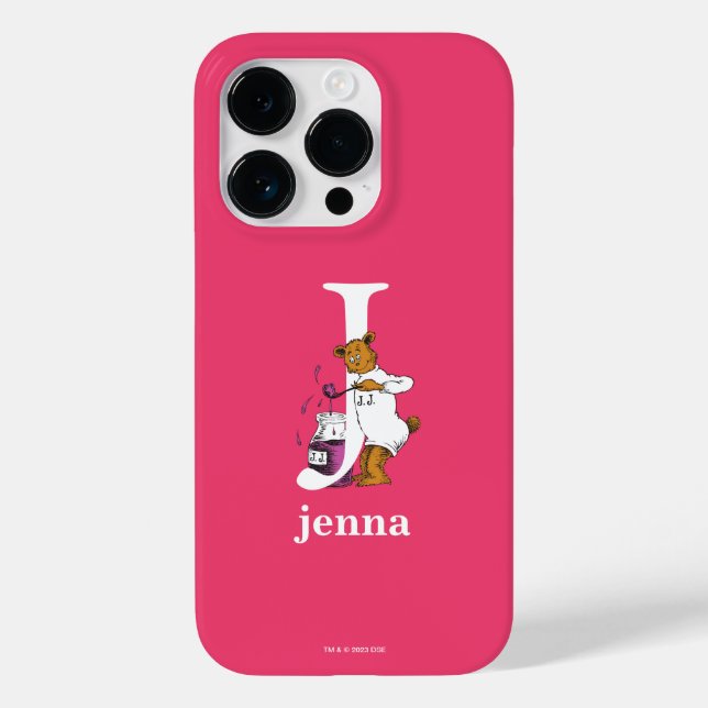 Dr Seuss ABC: Brev J - White | Lägg till ditt namn (Baksida)