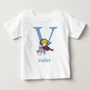 Dr Seuss ABC: Brev V - Blue   Lägg till ditt namn Tee