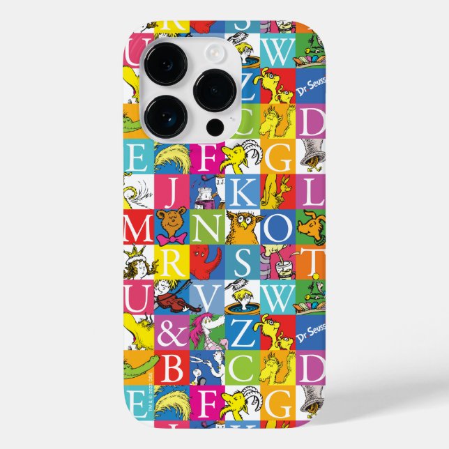 Dr Seuss ABC Colorful Block Brev Mönster (Baksida)