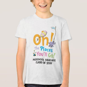Dr. Seuss Åh, de platser du kommer att gå! Klass T Shirt