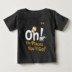 Dr. Seuss   Åh, de platser du kommer att gå! Retro T Shirt