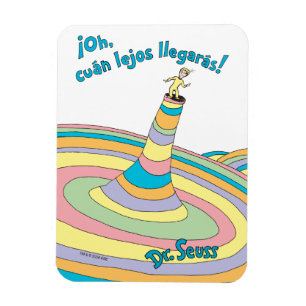 Dr. Seuss Åh, hur långt du kommer! Magnet