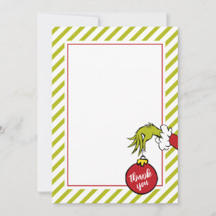 Dr. Seuss Åh pojke Grinch Baby Shower Tack Kort
