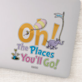 Dr Seuss | Åh, Ställen du kommer att gå! Klistermärken