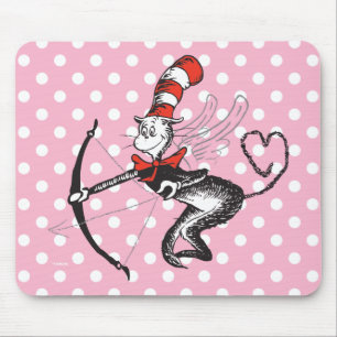 Dr. Seuss Alla hjärtans dag Cat in the Hat Cupid Musmatta