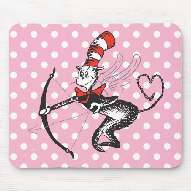 Dr. Seuss Alla hjärtans dag | Cat in the Hat Cupid Musmatta (Framsidan)