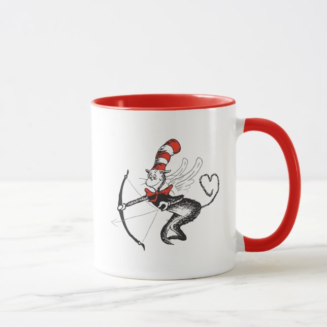 Dr. Seuss Alla hjärtans dag | Katten i hatten Cupi Mugg (Höger)