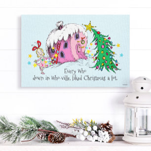 Dr Seuss   Alla som befinner sig i WHO-ville Canvastryck