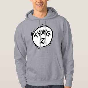Dr. Seuss Anpassad Sak Ett Sak Två Hoodie