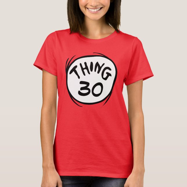 Dr. Seuss | Anpassad Sak Ett Sak Två T Shirt (Framsida)
